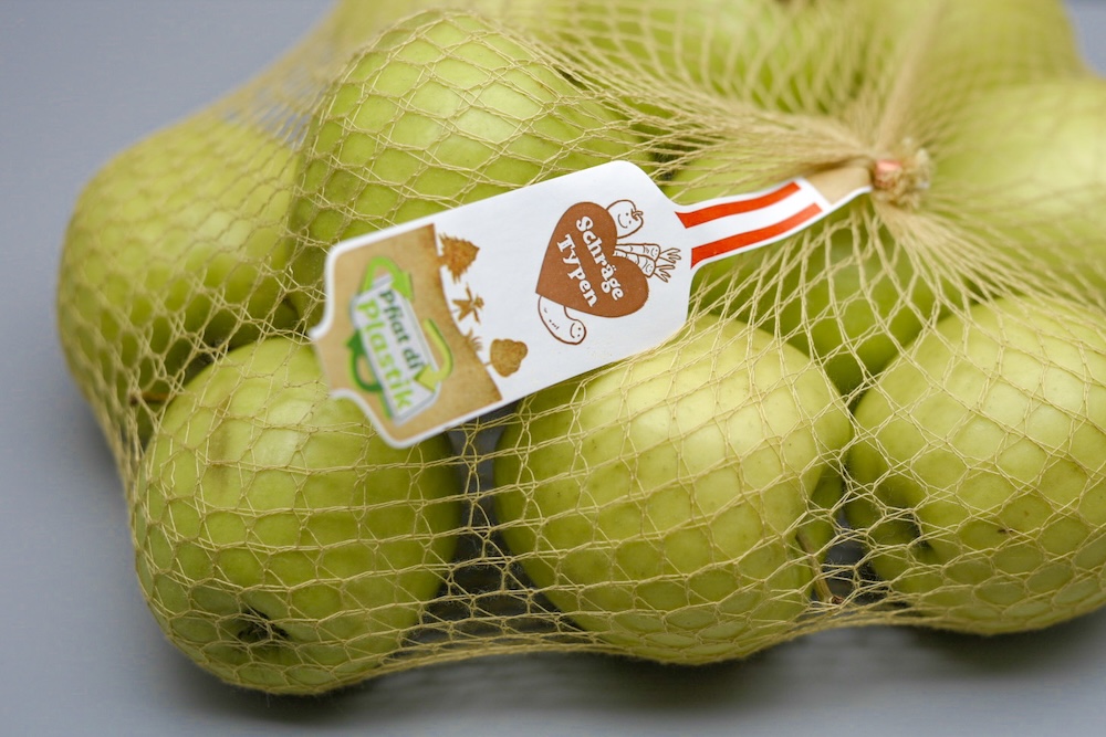 Recycelbare Stegetiketten aus Papier