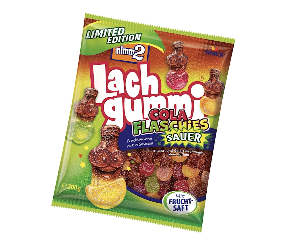 nimm2 Lachgummmi Cola Flasche Sauer
