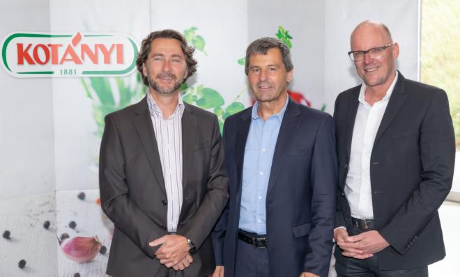 Mario Zenaty (Marekting), Erwin Kotànyi, Michael Rudel (Finanz, IT) Kotànyi Team