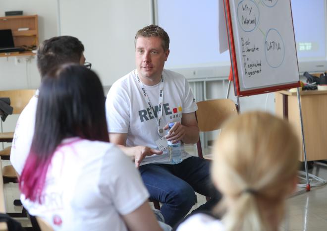 Bereichsleiter Christoph Matschke beim Seminar