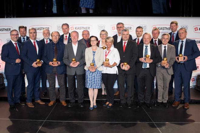 Kastner Mitarbeiterehrung Goldener Apfel