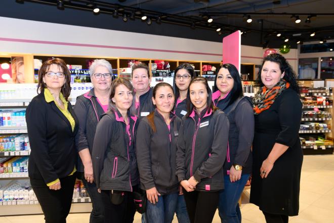 Das Verkaufsteam der Filiale in Wels