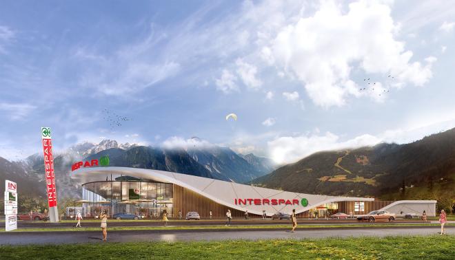 Visualisierung Interspar Nußdorf Debant