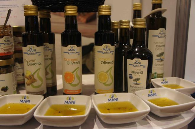 Mani Olivenöl zeigte neben dem bewährten Sortiment auch zwei neue Produkte. 