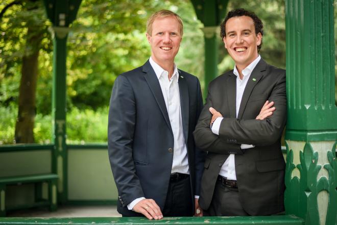 Julius jun. (li.) und Alexander Kiennast