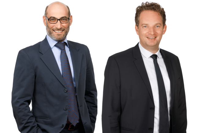 Mag. Martin Eckel, LL.M. (li.) und Mag. Andreas Schütz, LL.M.
