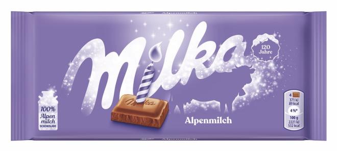 Milka feiert 120 Jahre