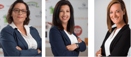 Winkelbauer macht das Key Account neu: v.l.n.r.: Brigitte Reiter, Isabella Taborsky, Patricia Hamberger