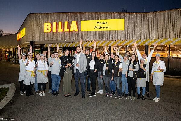 Das Team bei Billa Miskovic