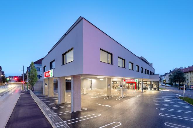 Spar Mixed Use in St. Pölten