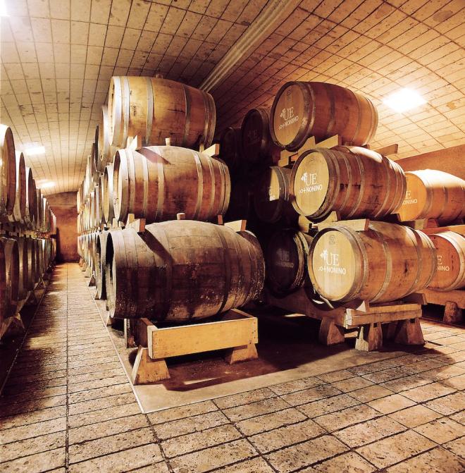 Der Barriquekeller bei Nonino