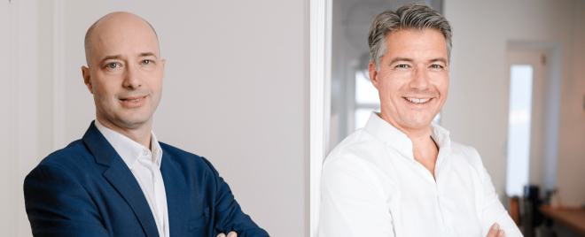 Stefan Reichel (li.) und Roland Motschiunig  Stefan Reichel (li.) und Roland Motschiunig