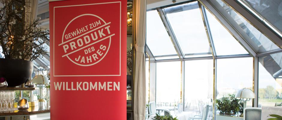 Verleihung der Auszeichnung Produkt des Jahres