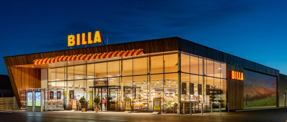 Billa im Eröffnungsfieber