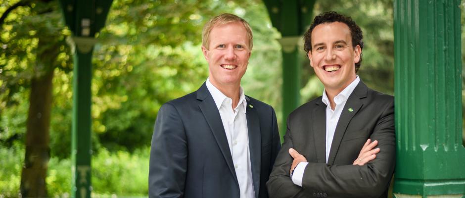 Julius jun. (li.) und Alexander Kiennast