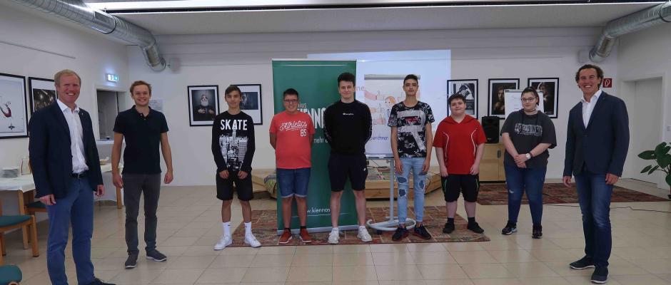 Kiennast Lehrlingsakademie 2020 mit Julius Kiennast (li.) und Alexander Kiennast (re.)