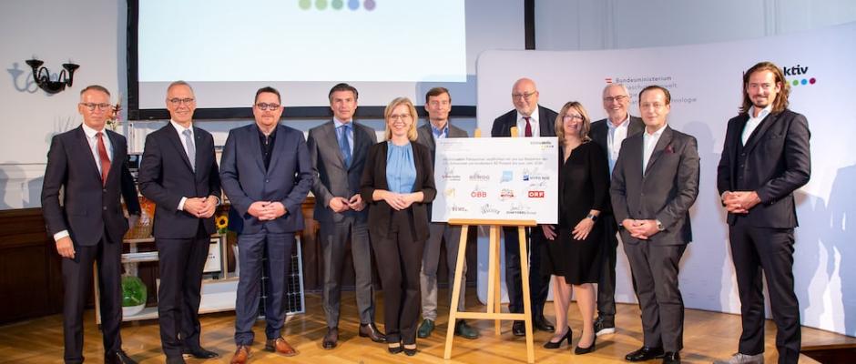 Gemeinsam Richtung Klimaneutralität: Elf österreichische Großunternehmen unterzeichnen engagierten Klimaschutz-Pakt