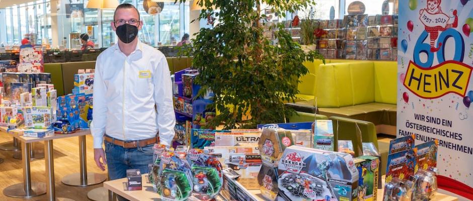 Spielwarenhändler bei Billa Plus