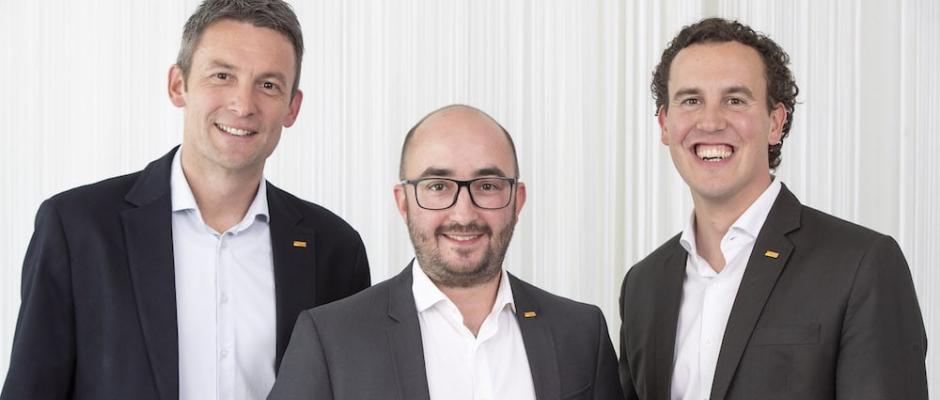 Eurogast Geschäftsführer v.l.: Peter Krug, Mag. (FH) Franz Sinnesberger, Mag. (FH) Alexander Kiennast.