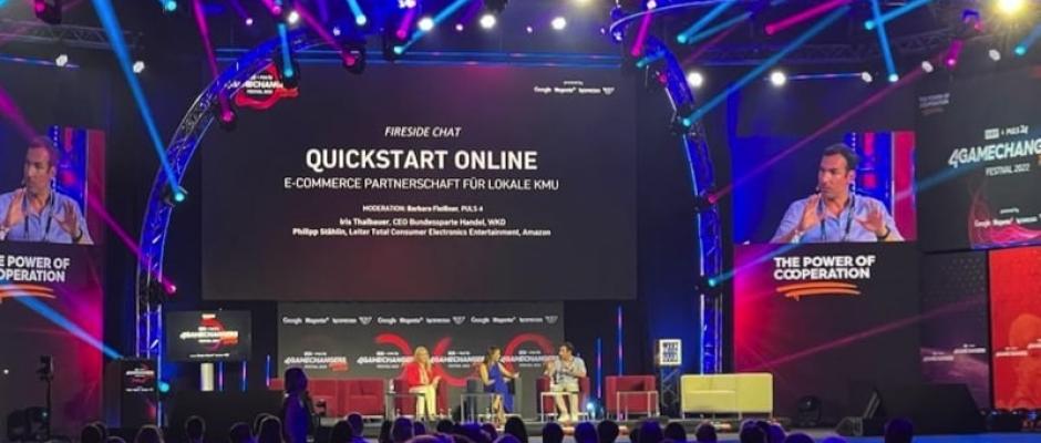 Am 4Gamechangers Festival präsentiert Amazon Experte Philipp Stählin Quickstart Online