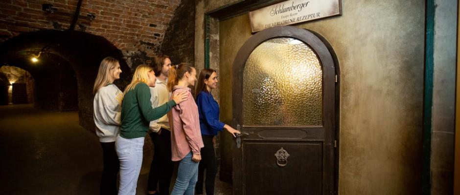 Schlumberger eröffnet ersten Escape Room in einer Sektkellerei