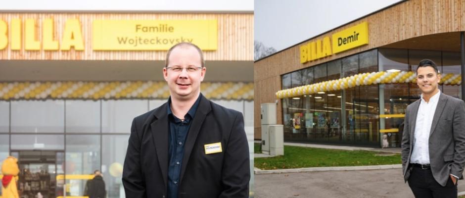 Thomas Wojteckovsky (li.) und Sadik Demir machen das Billa Kaufleute Trio für 2022 komplett.