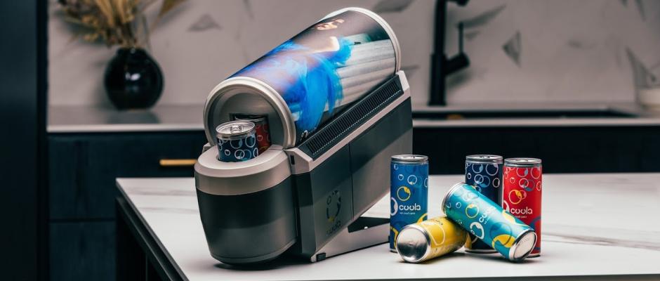 Als kleinster und schnellster Dosenkühler der Welt ist „Cuula“ ideal für den Einsatz auf kleinstem Raum.