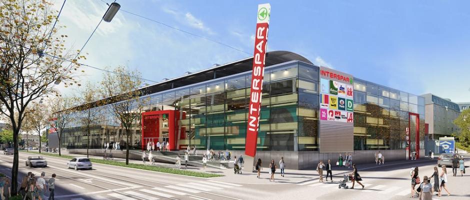 Interspar-Einkaufszentrum in Wien-Ottakring: Baustart für die Modernisierung