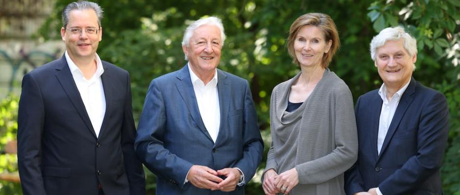 Marko Bill Schuster (PROPAK Obmann-Stellvertreter), Georg Dieter Fischer (Obmann PROPAK), Elisabeth Goerner (PROPAK Obmann-Stellvertreterin), Martin Widermann (Geschäftsführer PROPAK)