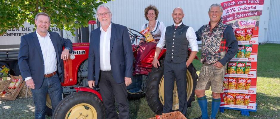 Kelly’s erstes Frische Erntedankfest: Thomas Buck, Werner Luksch, Petra Trimmel, Hannes Royer, Markus Marek