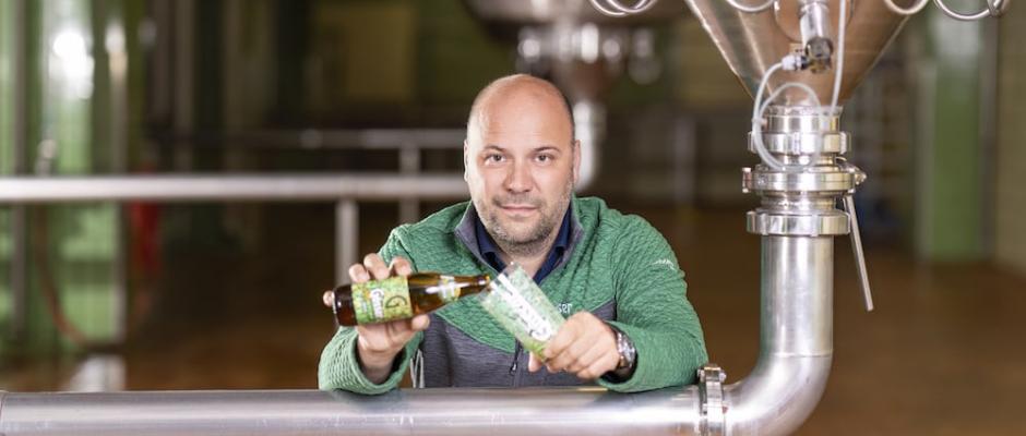 Michael Zotter, Braumeister in Göss, gab interessante Einblicke in den aufwändigen Entwicklungsprozess dieses innovativen Bio-Bieres.