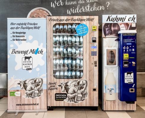Merkur Markt Milchautomat