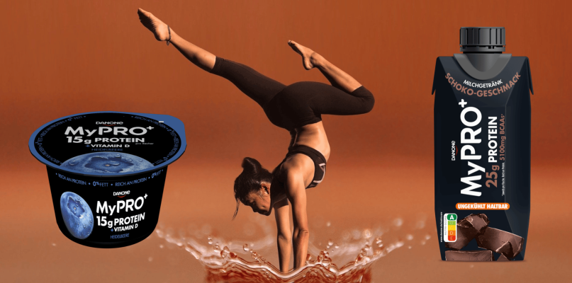 Danone launcht im Frühjahr viele innovative Neuheiten und setzt dabei v.a. auf das stark wachsende „Dairy Protein“-Segment.