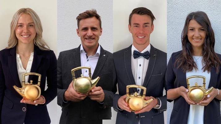 Goldenen Teekanne