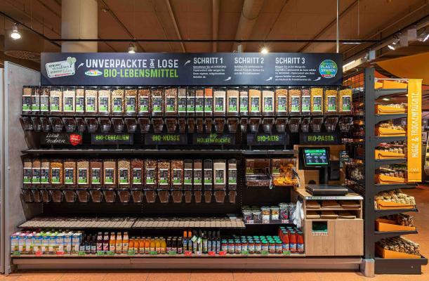 Interspar testet Selbst-Abfüllstationen