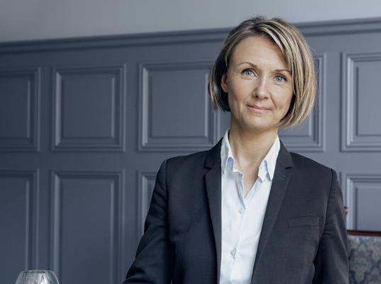 Erste Kellermeisterin für Perrier-Jouët Champagner