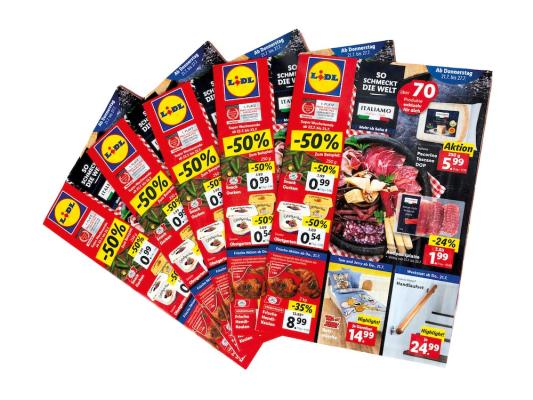 Lidl Österreich verändert seine Flugblätter und entspricht somit dem Trend zu weniger Papier und mehr digital