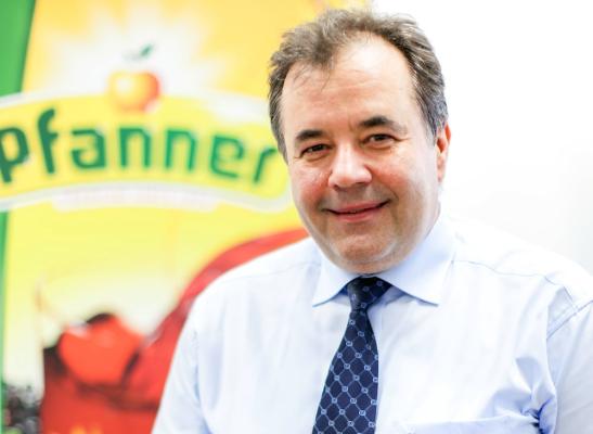 Mag. Peter Pfanner, geschäftsführender Gesellschafter der Hermann Pfanner Getränke GmbH