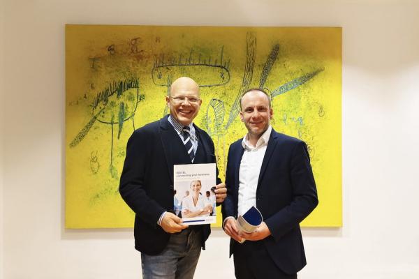 Geschäftsführer Maresi Österreich, Dr. Andreas Nentwich (li.) und Gerd Marlovits, Geschäftsführer EDITEL Austria