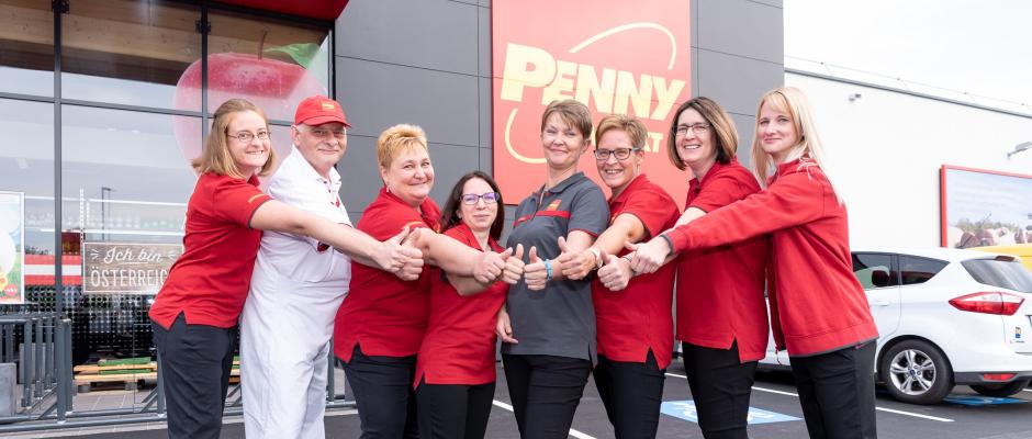 Team bei Penny in Retz