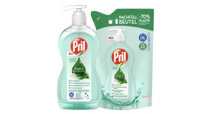 Pril Stark & Natürlich in der nachfüllbaren Flasche mit Pumpspender