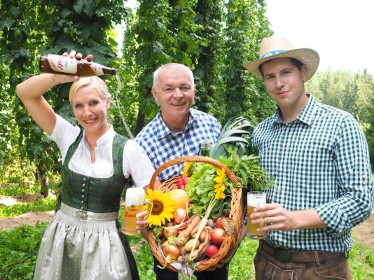 Zwettler Bier bei Erntedankfest