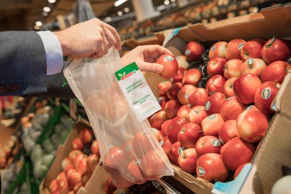 Spar wiederverwendbare Sackerl