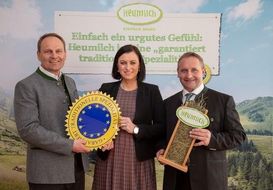 Schaf- und Ziegen-Heumilch erhält EU-Gütesiegel g.t.S.