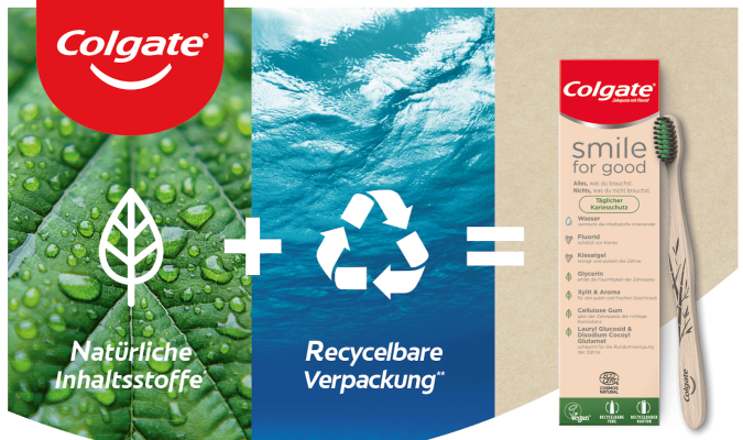 Colgate bringt erste komplette recyclebare Zahnpastatube auf den Markt.