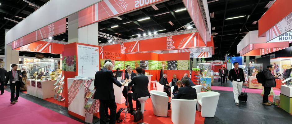 Österreich Stand auf der ISM in Köln