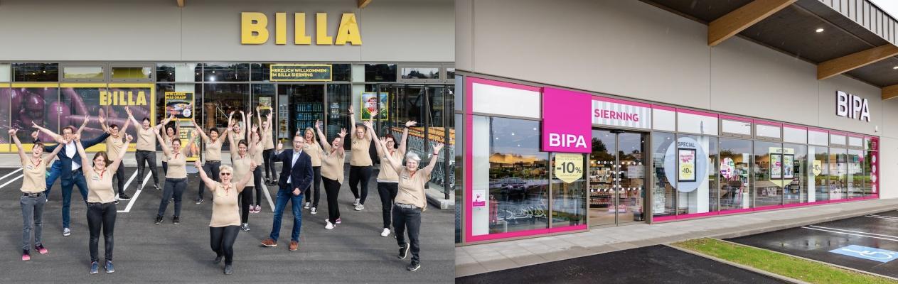 Neue Billa und Bipa-Filiale in Sierning