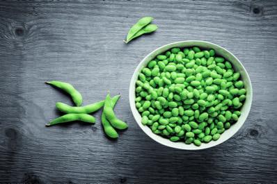 Die iglo Sojabohnen werden im Marchfeld nachhaltig angebaut und erntefrisch tiefgefroren.