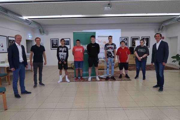 Kiennast Lehrlingsakademie 2020 mit Julius Kiennast (li.) und Alexander Kiennast (re.)