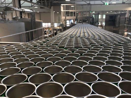 Neue Dosenabfüllanlage bei Spitz